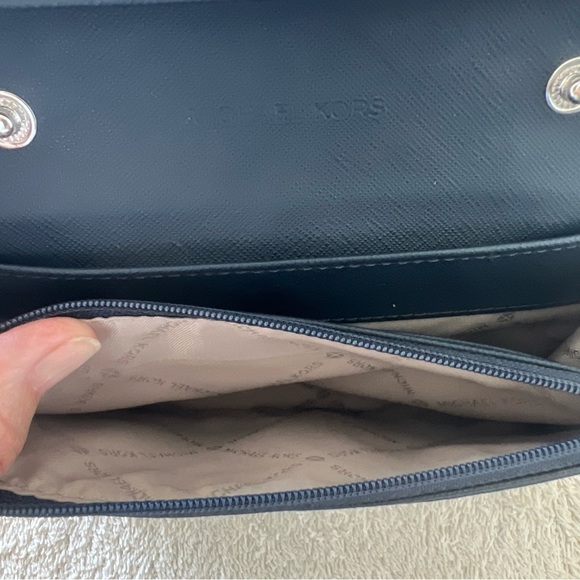 Michael Kors Dark Blue Wallet - Picture 4 of 12